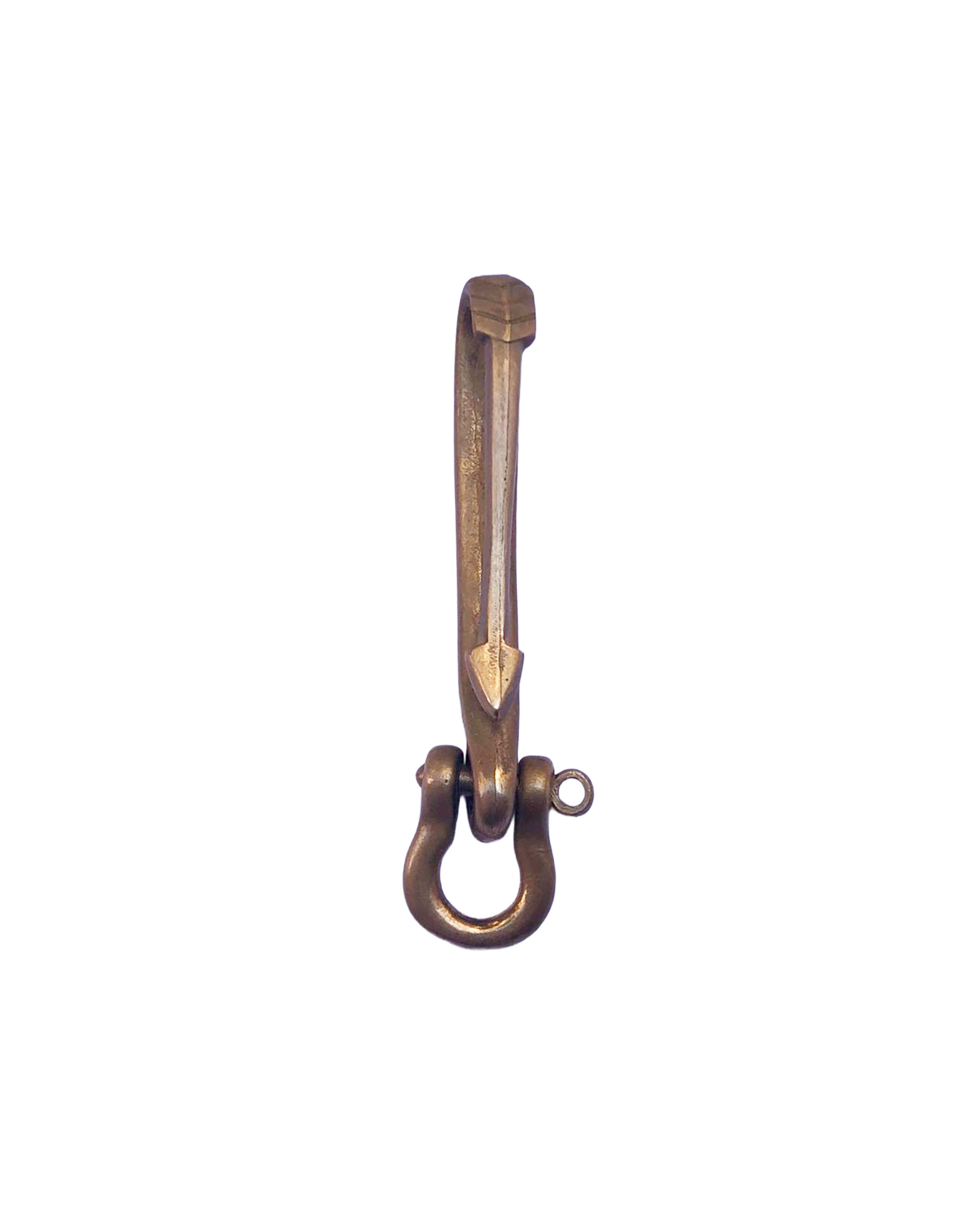 BRONZE CONCHO KEYCHAIN