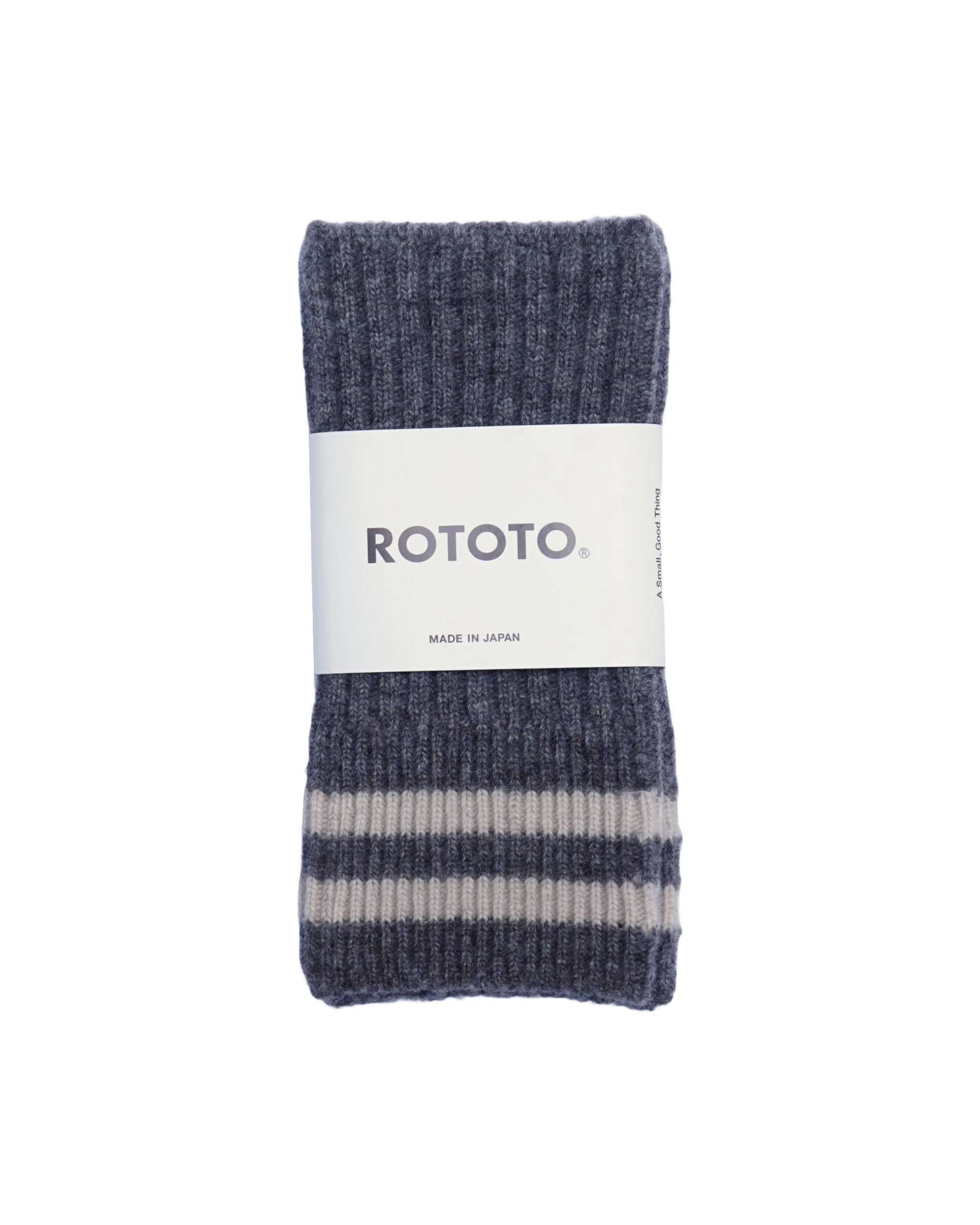 ROTOTO STRIPED SEAMLESS HAND WARMER