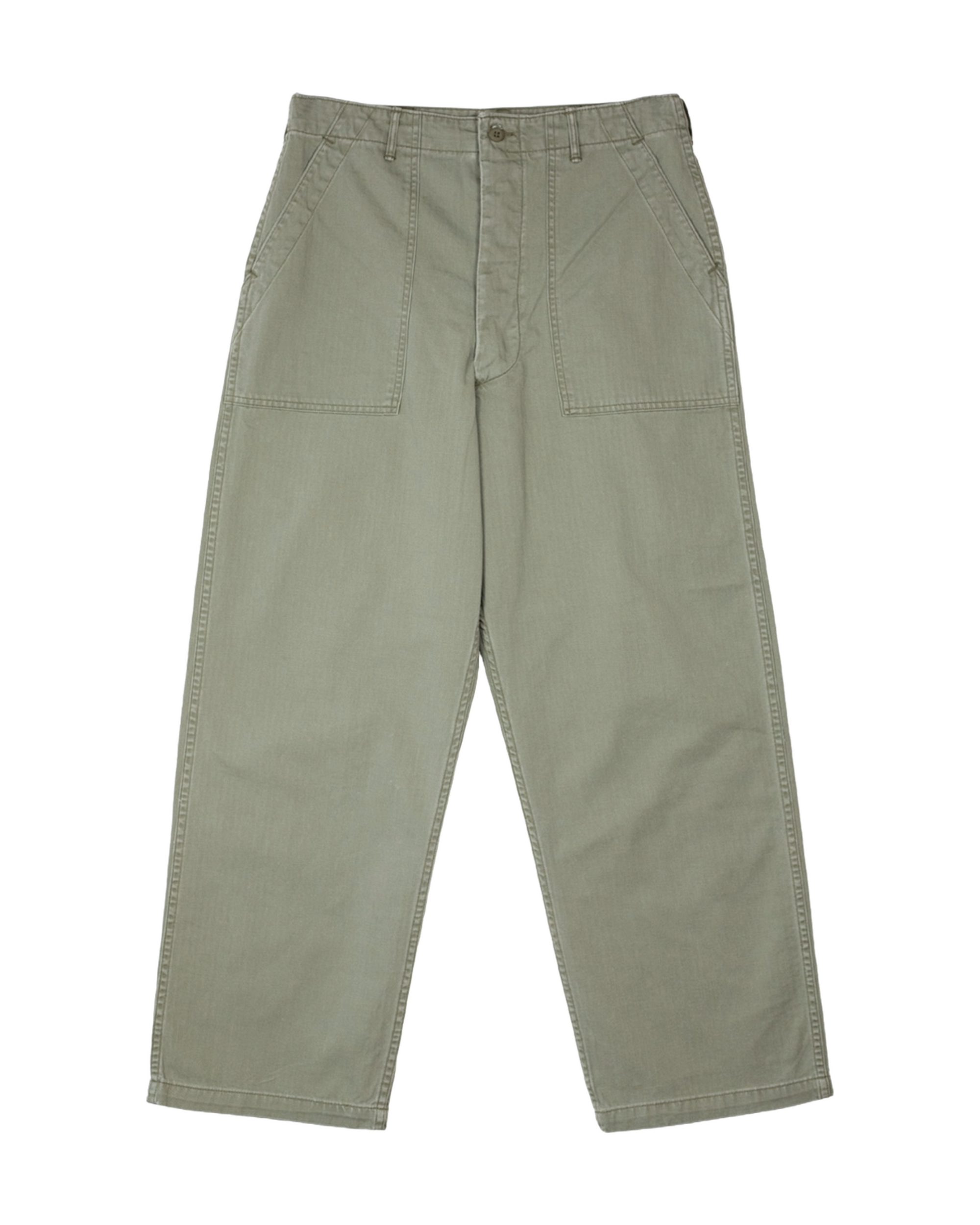 ORSLOW HERRINGBONE FATIGUE TROUSERS