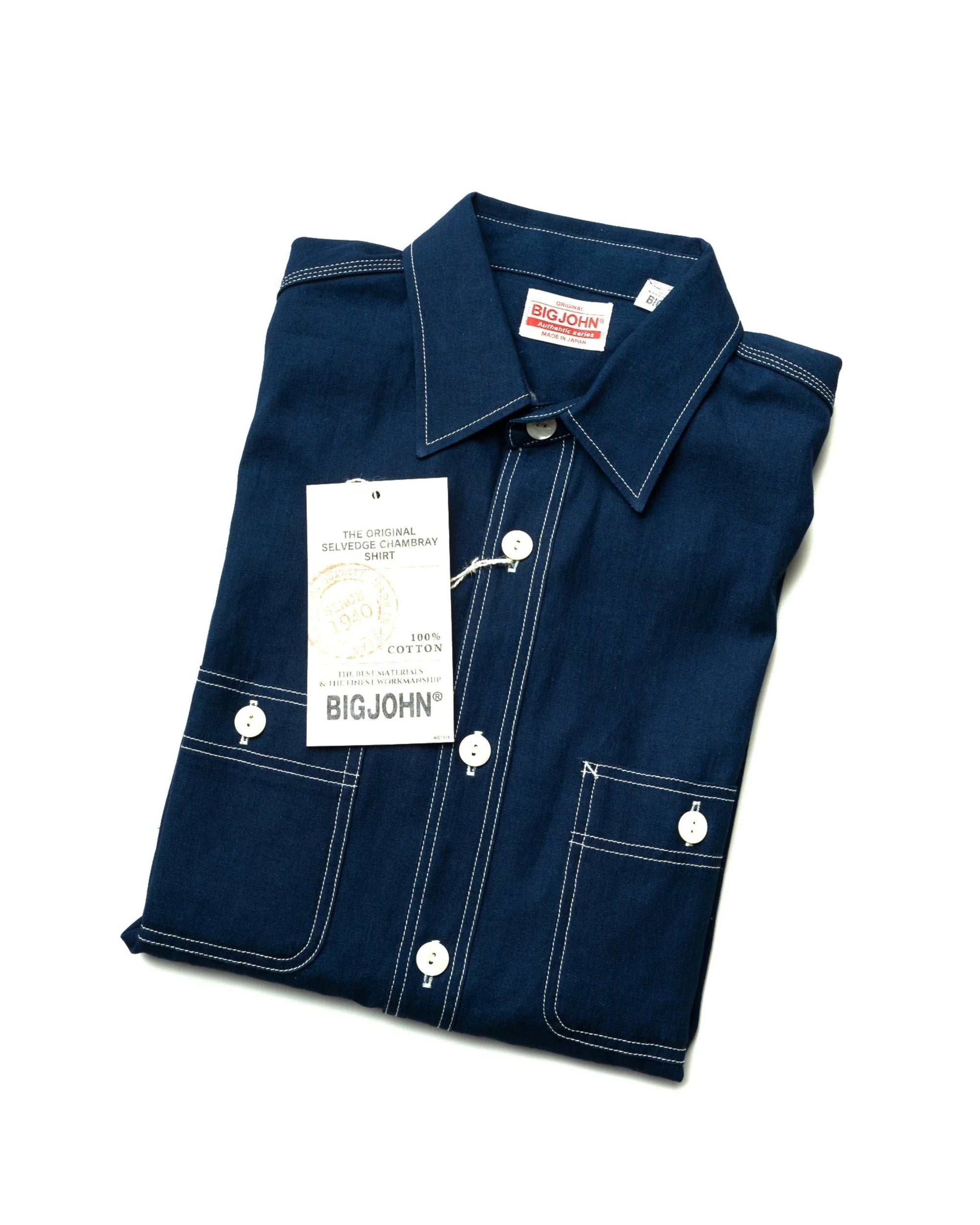BIG JOHN SELVEDGE CHAMBRAY SHIRT