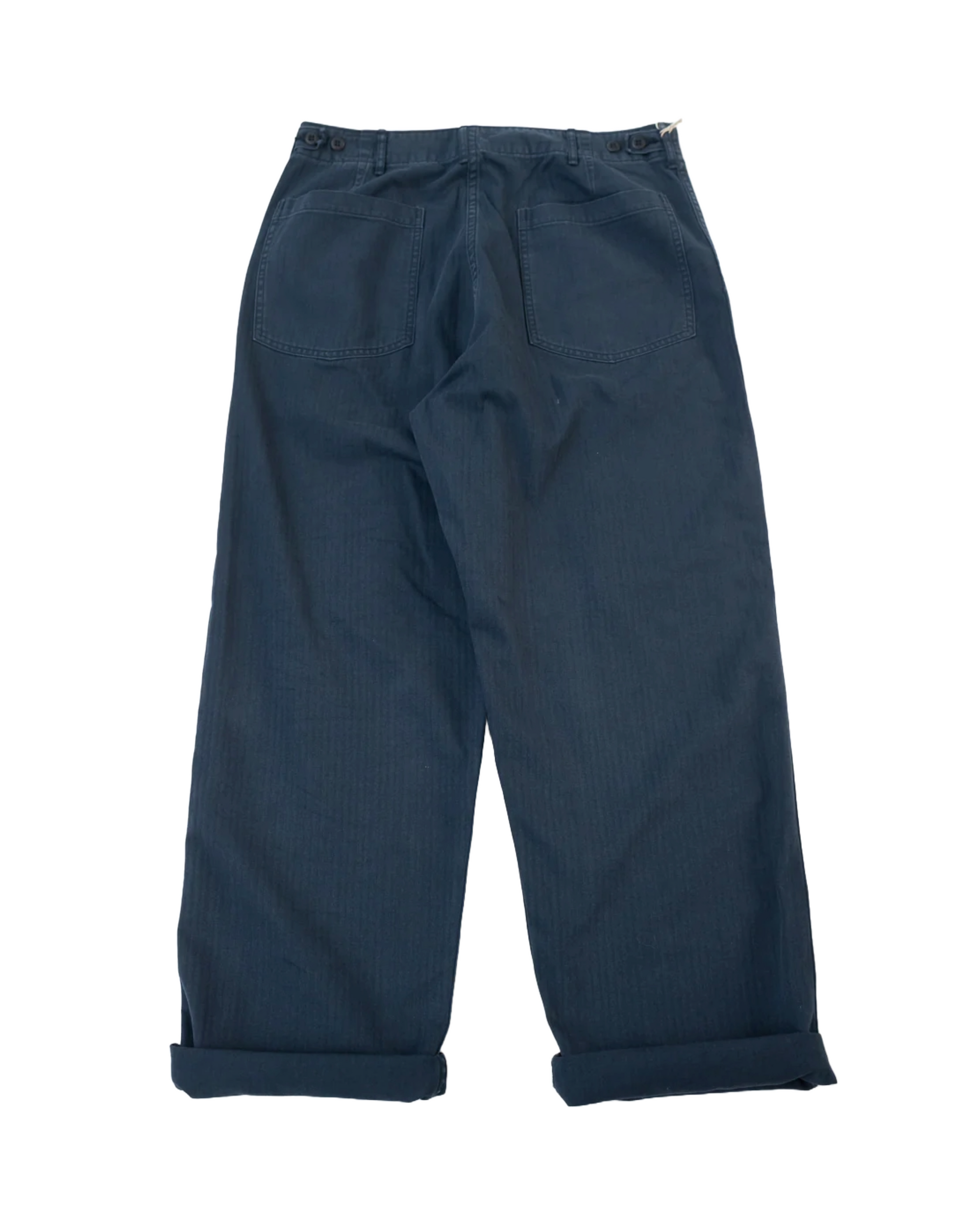 ORSLOW HERRINGBONE FATIGUE TROUSERS