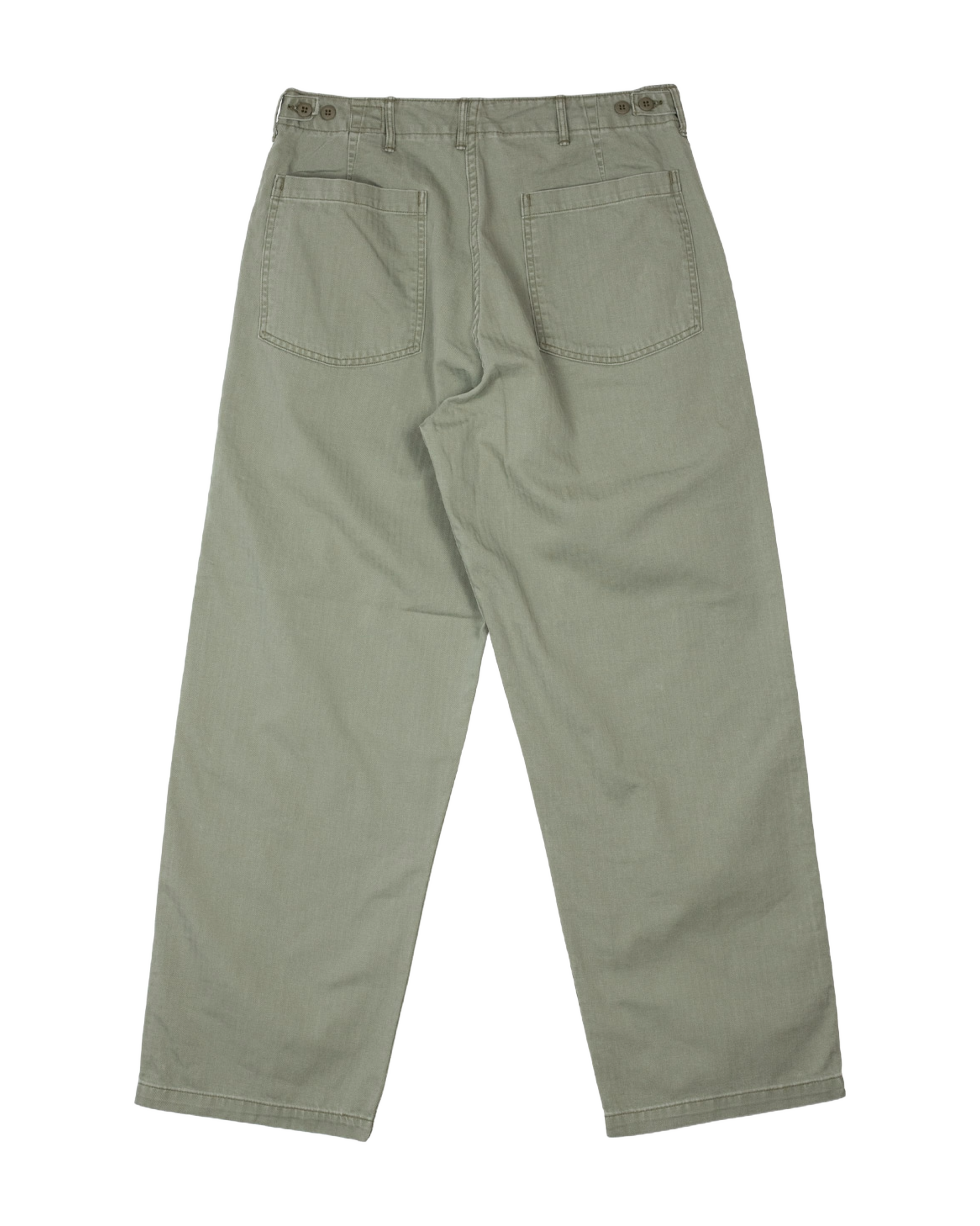 ORSLOW HERRINGBONE FATIGUE TROUSERS