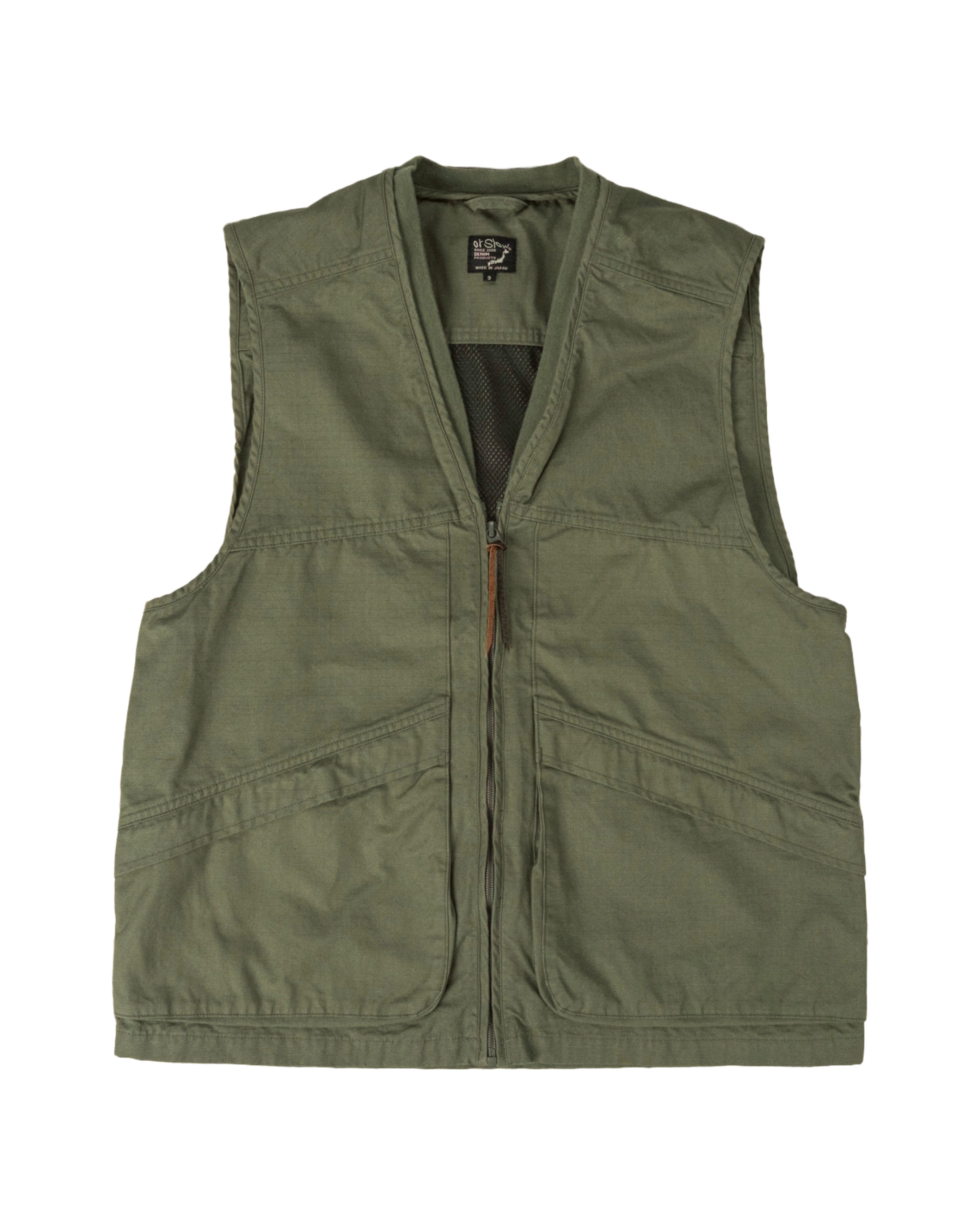 ORSLOW 60/40 CLOTH VEST – 2 ARROWS LEATHER